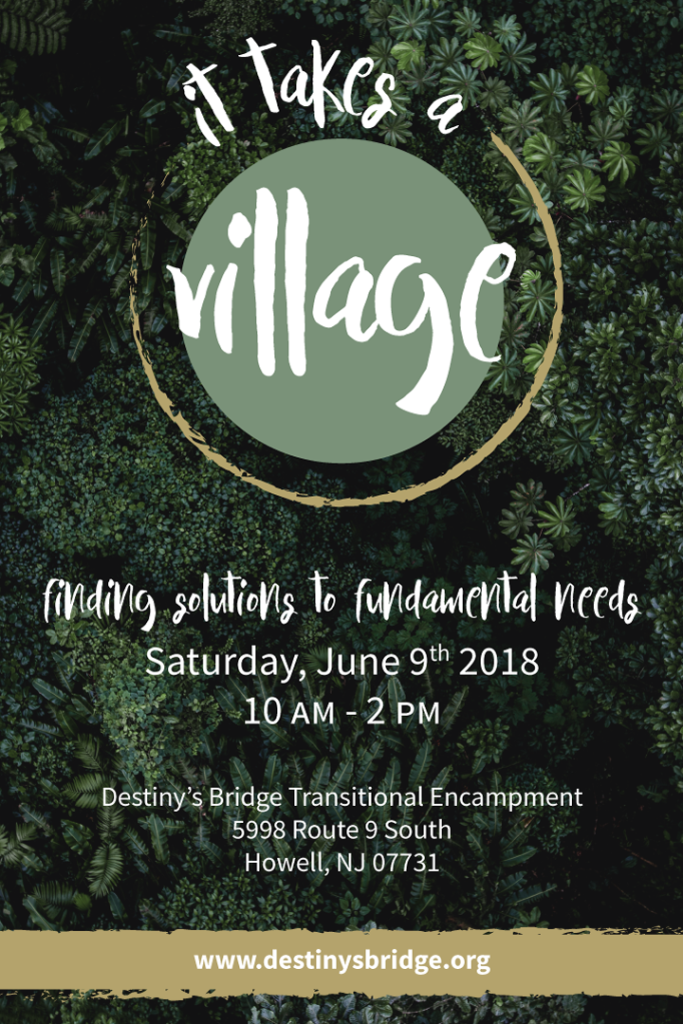 it takes a village flyer